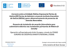 Convenio E.P.E. Portos de Galicia e o INEGA